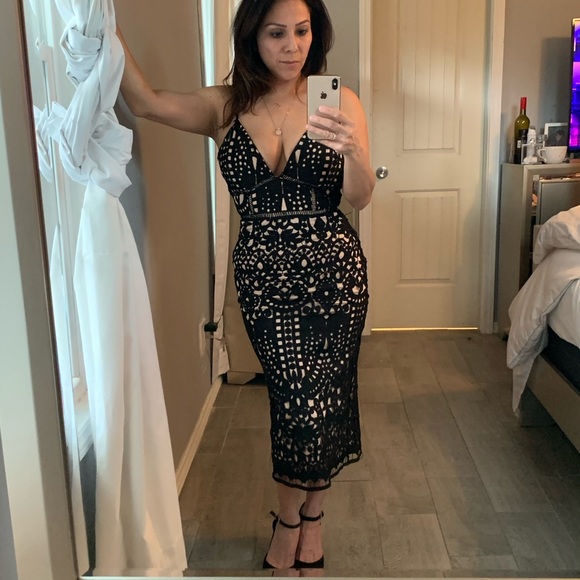 Gianni Bini Dresses & Skirts - NWT Gianni Bini xs nude/black cocktail dress